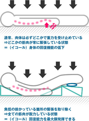 リアルリラックスが体の持つ回復力を最大限にする